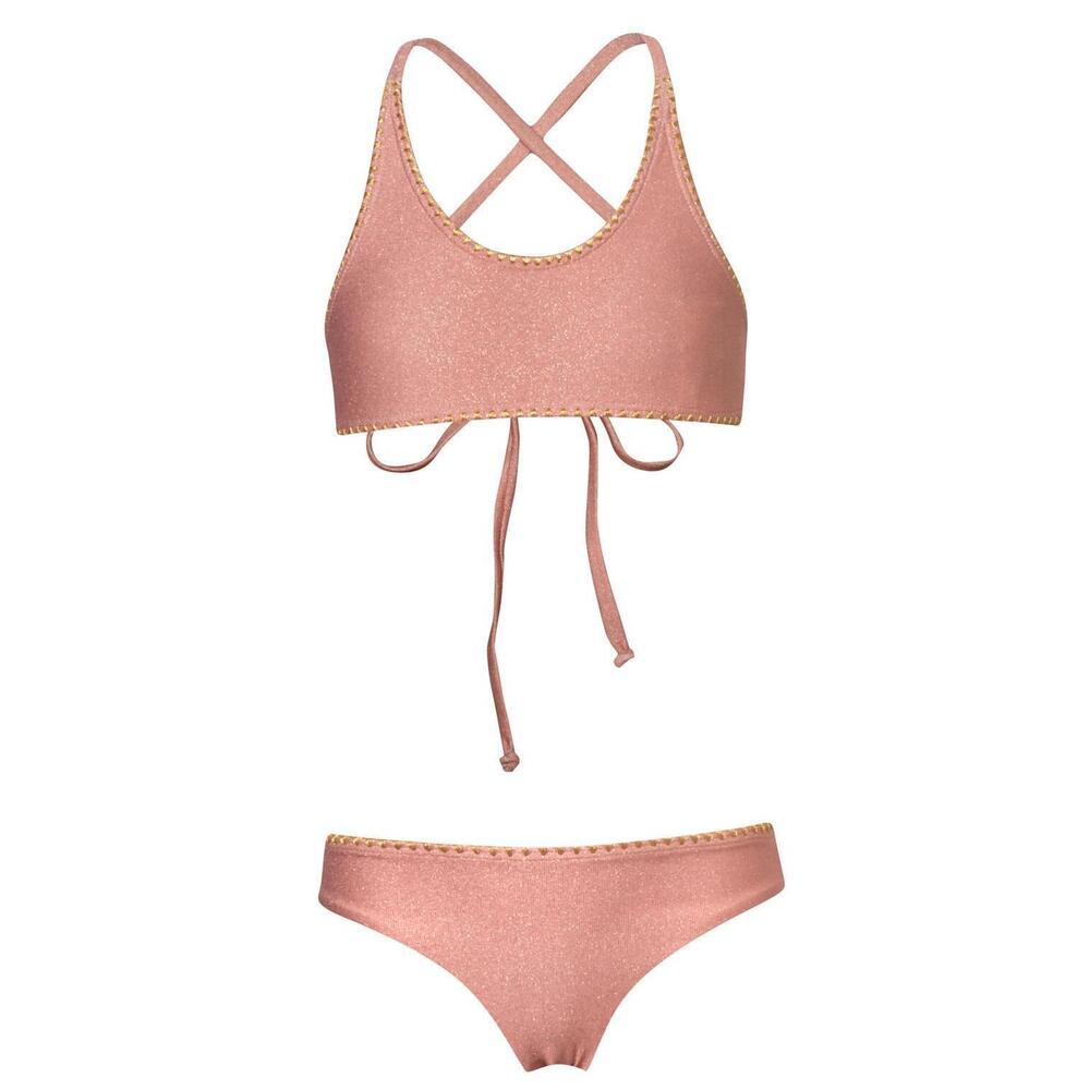 NEW SUBMARINE girl's front row swimsuit in pink